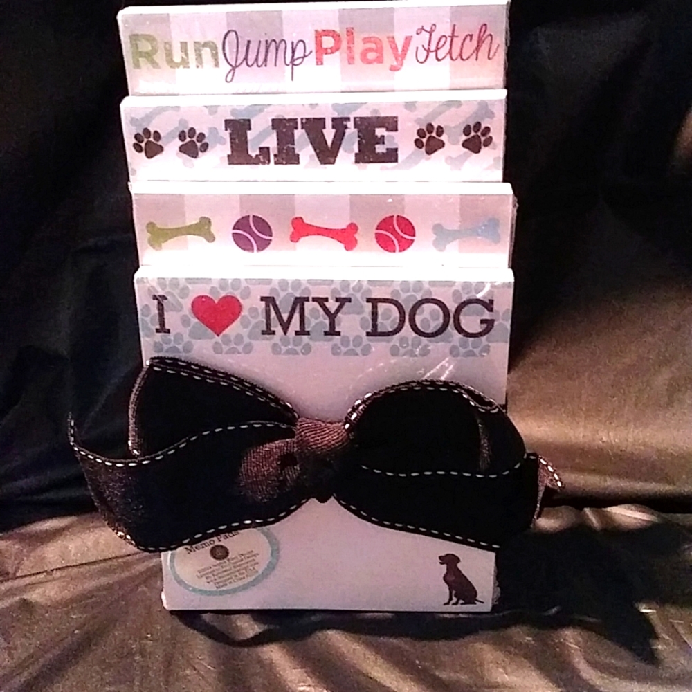 New stacked memo pads i love my dog